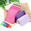 Skidproof Five Toe Yoga Cotton Socks with Anti-slip Granules for Women
