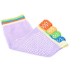 Skidproof Five Toe Yoga Cotton Socks with Anti-slip Granules for Women