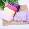 Skidproof Five Toe Yoga Cotton Socks with Anti-slip Granules for Women