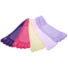 Skidproof Five Toe Yoga Cotton Socks with Anti-slip Granules for Women