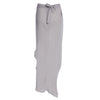 Fashionable Shir Asymmetric High Side Slit Solid Color Belt Skirt for Women
