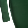 Simple Round Collar Long SLeeve Zipper Design Skinny Midi Dress for Women