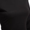Simple Round Collar Long SLeeve Zipper Design Skinny Midi Dress for Women