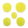 5 Different Sizes Yellow Plastic Watch Movement Holder
