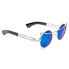 Vintage Fashion Circle Cat Eye Colored Coating Sunglasses UV400