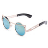 Vintage Fashion Circle Cat Eye Colored Coating Sunglasses UV400