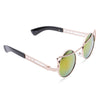 Vintage Fashion Circle Cat Eye Colored Coating Sunglasses UV400