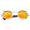 Vintage Fashion Circle Cat Eye Colored Coating Sunglasses UV400