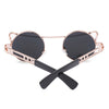 Vintage Fashion Circle Cat Eye Colored Coating Sunglasses UV400