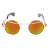 Vintage Fashion Circle Cat Eye Colored Coating Sunglasses UV400