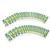 50pcs Flower Nail Decals Art Water Transfer Stickers Nail DIY Decoration