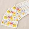 50pcs Flower Nail Decals Art Water Transfer Stickers Nail DIY Decoration