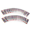 50pcs Flower Nail Decals Art Water Transfer Stickers Nail DIY Decoration