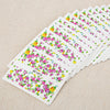 50pcs Flower Nail Decals Art Water Transfer Stickers Nail DIY Decoration