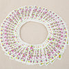 50pcs Flower Nail Decals Art Water Transfer Stickers Nail DIY Decoration