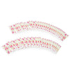 50pcs Flower Nail Decals Art Water Transfer Stickers Nail DIY Decoration
