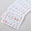 50pcs Fashion DIY Different Patterns Nail Art Decoration Sticker