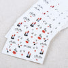 50pcs Fashion DIY Different Patterns Nail Art Decoration Sticker