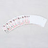 50pcs Watermark Tip Design Nail Sticker Manicure Decor Tools