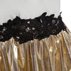 Graceful Sweetheart Neck Lacework Desgin Color Block A-Line Party Dress with Chest Pad for Women