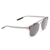 Textured Transparent Reflective UV400 Vintage Style Solid Color Sunglasses