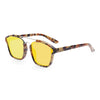 Stylish Colored Coating Fashion Street Snap Hipster Metal Women Sunglasses