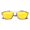 Stylish Colored Coating Fashion Street Snap Hipster Metal Women Sunglasses