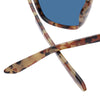 Stylish Colored Coating Fashion Street Snap Hipster Metal Women Sunglasses