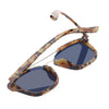 Stylish Colored Coating Fashion Street Snap Hipster Metal Women Sunglasses