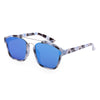 Stylish Colored Coating Fashion Street Snap Hipster Metal Women Sunglasses