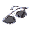 Stylish Colored Coating Fashion Street Snap Hipster Metal Women Sunglasses