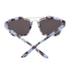 Stylish Colored Coating Fashion Street Snap Hipster Metal Women Sunglasses