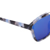 Stylish Colored Coating Fashion Street Snap Hipster Metal Women Sunglasses
