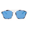 Stylish Colored Coating Fashion Street Snap Hipster Metal Women Sunglasses