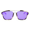 Stylish Colored Coating Fashion Street Snap Hipster Metal Women Sunglasses