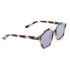 Stylish Colored Coating Fashion Street Snap Hipster Metal Women Sunglasses