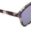 Stylish Colored Coating Fashion Street Snap Hipster Metal Women Sunglasses