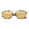Stylish Colored Coating Fashion Street Snap Hipster Metal Women Sunglasses