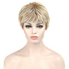 Spiffy Fluffy Bloned Mixed Brown Capless Heat Resistant Synthetic Short Wave Wig For Women