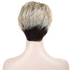 Spiffy Fluffy Bloned Mixed Brown Capless Heat Resistant Synthetic Short Wave Wig For Women