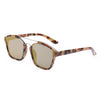 Stylish Colored Coating Fashion Street Snap Hipster Metal Women Sunglasses
