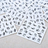 50pcs Fashion DIY Different Patterns Nail Art Decoration Sticker
