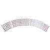 50pcs Fashion DIY Different Patterns Nail Art Decoration Sticker