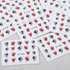 50pcs Fashion DIY Different Patterns Nail Art Decoration Sticker