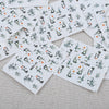 50pcs Watermark Tip Design Nail Sticker Manicure Decor Tools