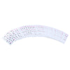 50pcs Watermark Tip Design Nail Sticker Manicure Decor Tools