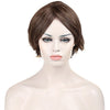 Spiffy Side Bang Mixed Color Elegant Short Wave Heat Resistant Fiber Capless Women's Wig