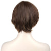 Spiffy Side Bang Mixed Color Elegant Short Wave Heat Resistant Fiber Capless Women's Wig
