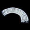 50pcs White Flower Lace Design Nail Sticker Manicure Decor Tools