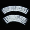 50pcs White Flower Lace Design Nail Sticker Manicure Decor Tools